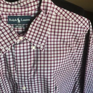 Ralph Lauren Custom Fit Button Down Shirt